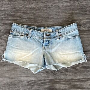 Abercrombie & Fitch Light Blue Jean Shorts